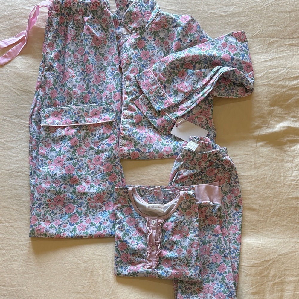 Mommy and Me matching PJ sets